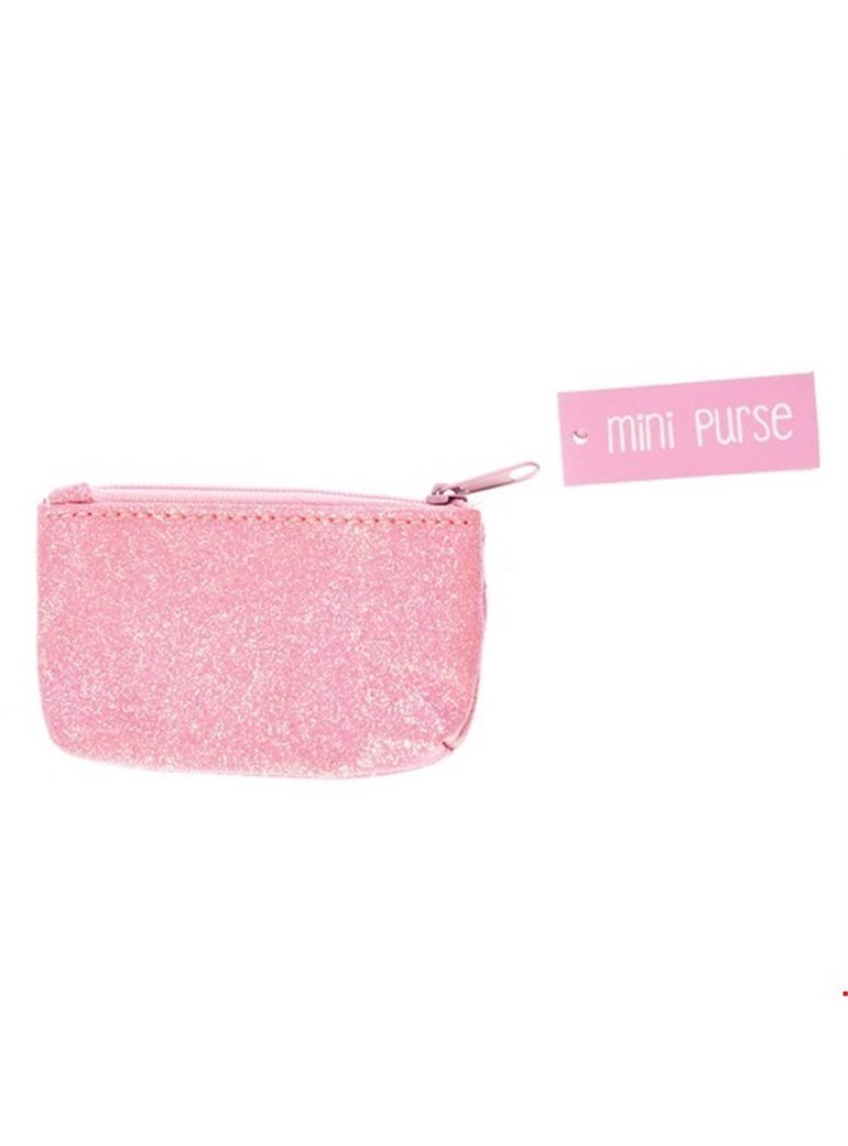 PINK GLITTER mini purse