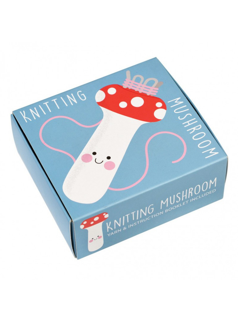 KNITTING Mushroom - Retro Toy